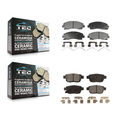 [Avant + Arrière] Kit de plaquette (céramique) de frein pour Honda Ridgeline Acura TL KTC-100254