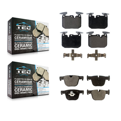 [Avant + Arrière] Kit de plaquette (céramique) de frein pour BMW 335i 340i 440i xDrive Gran Coupe 435i ActiveHybrid 3 GT KTC-100258
