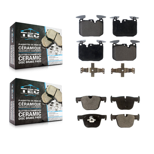 [Avant + Arrière] Kit de plaquette (céramique) de frein pour BMW 335i 340i 440i xDrive Gran Coupe 435i ActiveHybrid 3 GT KTC-100258