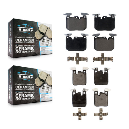[Avant + Arrière] Kit de plaquette (céramique) de frein pour BMW 328i 428i 330i xDrive 335i M4 430i Gran Coupe M3 435i 340i 230i 228i 440i M2 M240i GT ActiveHybrid 3 KTC-100260