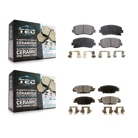 [Avant + Arrière] Kit de plaquette (céramique) de frein pour Mazda CX-5 KTC-100267