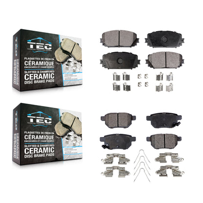 [Avant + Arrière] Kit de plaquette (céramique) de frein pour Toyota Yaris KTC-100268