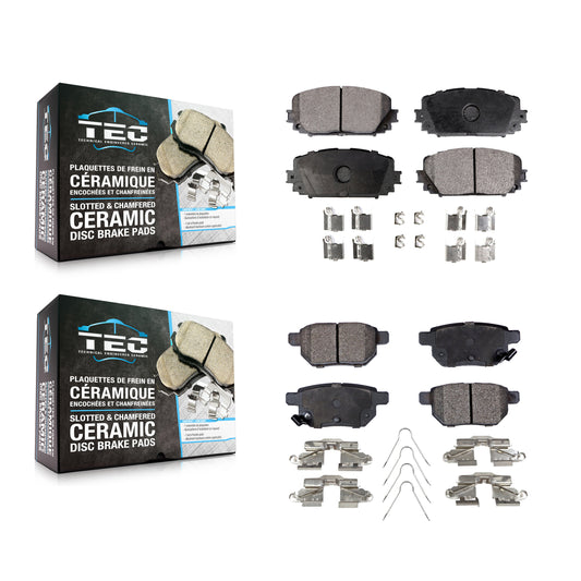 [Avant + Arrière] Kit de plaquette (céramique) de frein pour Toyota Yaris KTC-100268