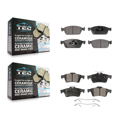 [Avant + Arrière] Kit de plaquette (céramique) de frein pour Ford Escape Transit Connect KTC-100272