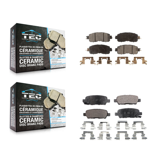 [Avant + Arrière] Kit de plaquette (céramique) de frein pour Nissan Altima LEAF KTC-100275