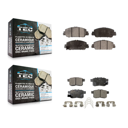 [Avant + Arrière] Kit de plaquette (céramique) de frein pour Honda Accord KTC-100277