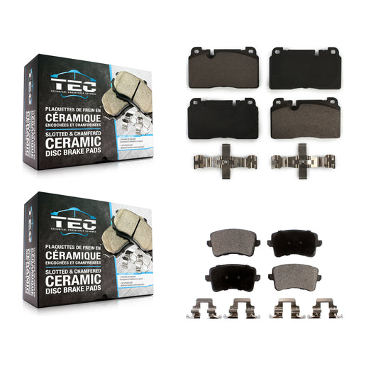 [Avant + Arrière] Kit de plaquette (céramique) de frein pour Audi Q5 KTC-100278
