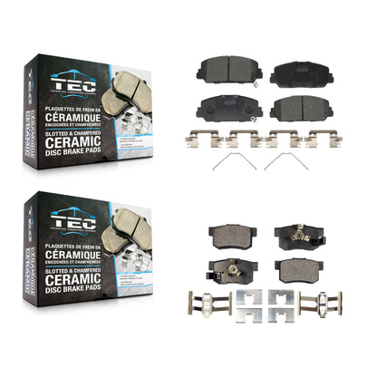 [Avant + Arrière] Kit de plaquette (céramique) de frein pour 2013-2018 Acura RDX KTC-100283