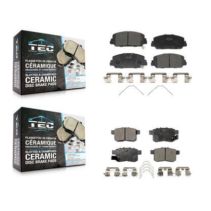 [Avant + Arrière] Kit de plaquette (céramique) de frein pour Honda Accord KTC-100284