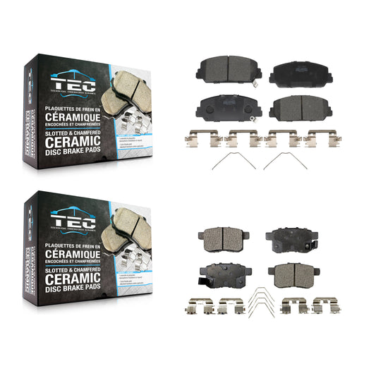[Avant + Arrière] Kit de plaquette (céramique) de frein pour Honda Accord KTC-100284