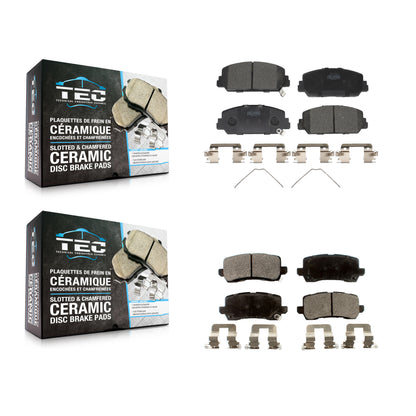 [Avant + Arrière] Kit de plaquette (céramique) de frein pour Acura RLX KTC-100285