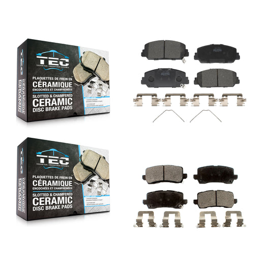 [Avant + Arrière] Kit de plaquette (céramique) de frein pour Acura RLX KTC-100285