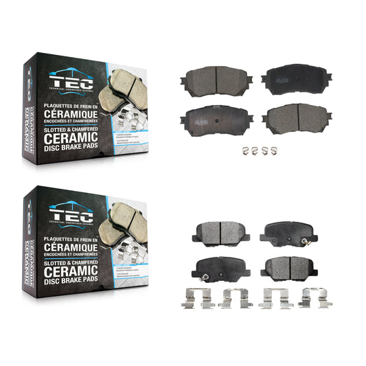 [Avant + Arrière] Kit de plaquette (céramique) de frein pour Mazda 6 KTC-100288