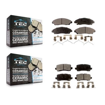 [Avant + Arrière] Kit de plaquette (céramique) de frein pour 2017-2020 Acura MDX KTC-100290