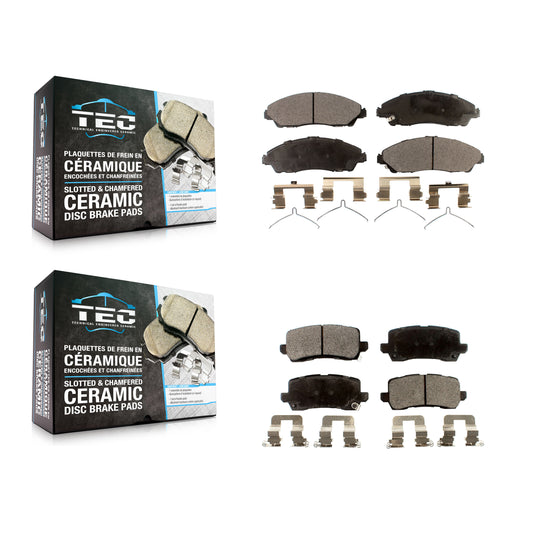 [Avant + Arrière] Kit de plaquette (céramique) de frein pour 2017-2020 Acura MDX KTC-100290