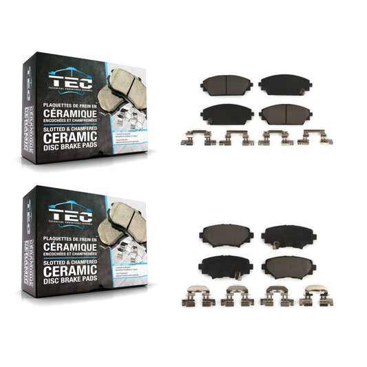 [Avant + Arrière] Kit de plaquette (céramique) de frein pour Mazda 3 Sport KTC-100293