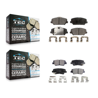 [Avant + Arrière] Kit de plaquette (céramique) de frein pour Kia Forte Forte5 Koup KTC-100294