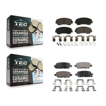 [Avant + Arrière] Kit de plaquette (céramique) de frein pour Nissan Rogue Sport Qashqai KTC-100296