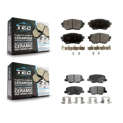[Avant + Arrière] Kit de plaquette (céramique) de frein pour Mazda 3 Sport KTC-100297