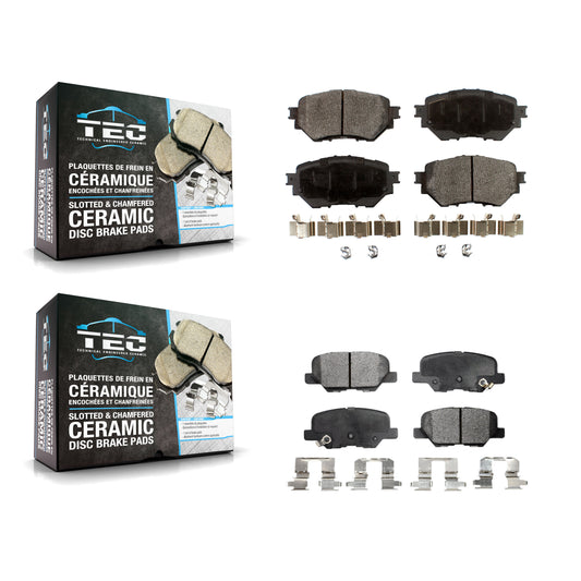 [Avant + Arrière] Kit de plaquette (céramique) de frein pour Mazda 3 Sport KTC-100297