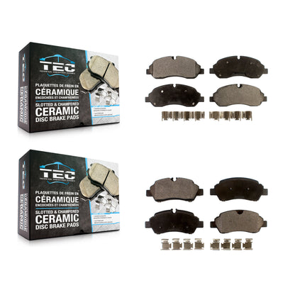 [Avant + Arrière] Kit de plaquette (céramique) de frein pour Ford Transit-250 Transit-350 Transit-150 HD KTC-100298