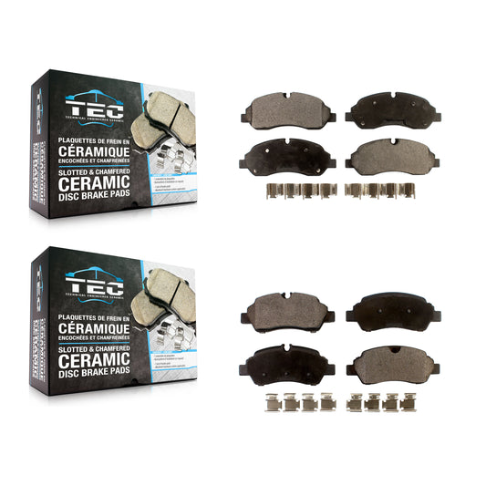 [Avant + Arrière] Kit de plaquette (céramique) de frein pour Ford Transit-250 Transit-350 Transit-150 HD KTC-100298