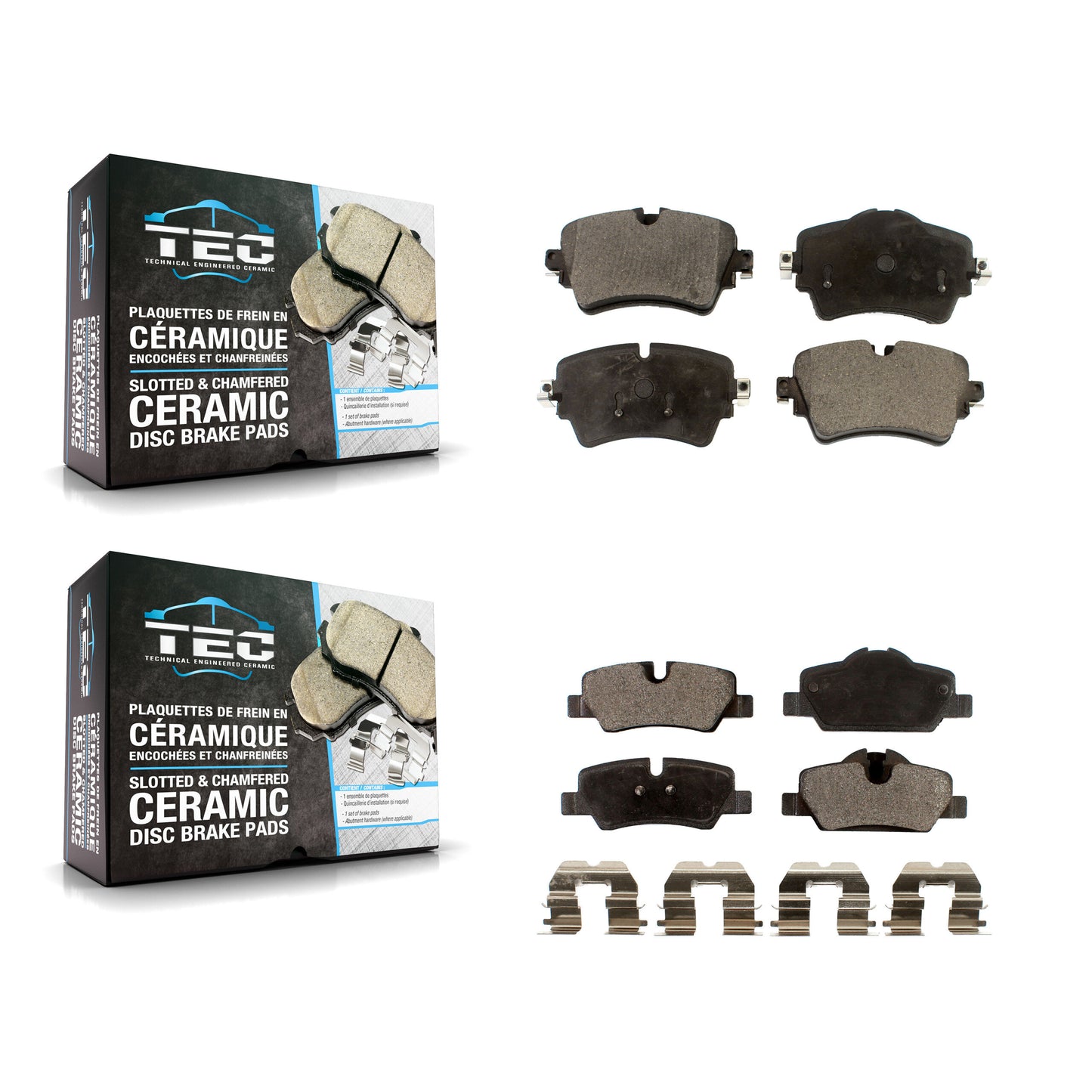 [Avant + Arrière] Kit de plaquette (céramique) de frein pour Mini Cooper KTC-100301