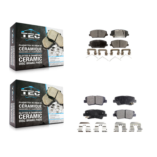 [Avant + Arrière] Kit de plaquette (céramique) de frein pour Kia Forte Forte5 SX KTC-100308