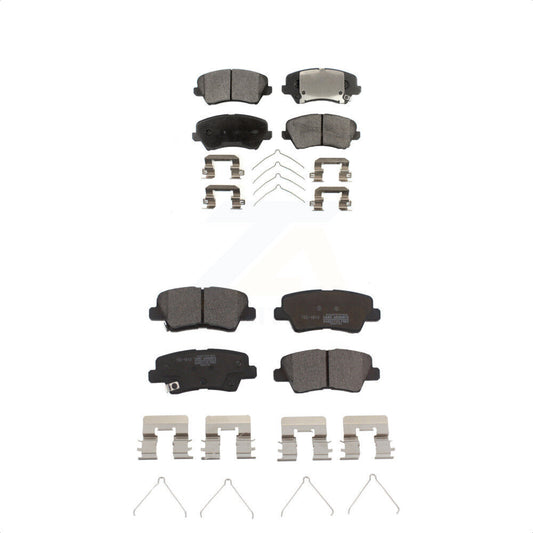 [Avant + Arrière] Kit de plaquette (céramique) de frein pour Hyundai Veloster Elantra GT KTC-100310 par TEC