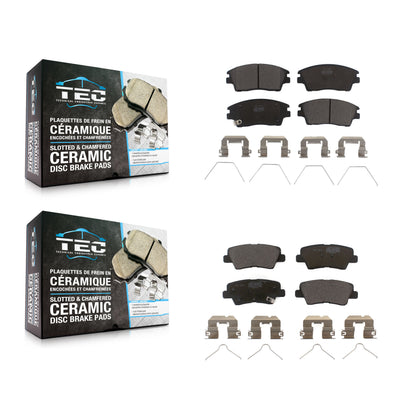 [Avant + Arrière] Kit de plaquette (céramique) de frein pour 2017-2020 Hyundai Elantra 1.6L KTC-100312