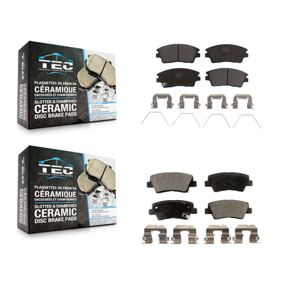 [Avant + Arrière] Kit de plaquette (céramique) de frein pour Hyundai Tucson Kia Sportage KTC-100313