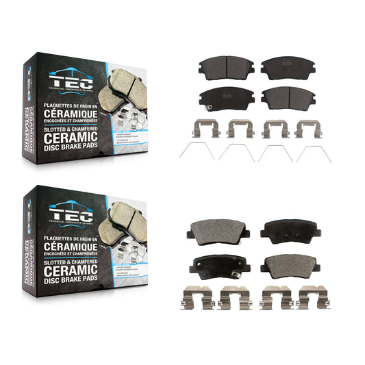 [Avant + Arrière] Kit de plaquette (céramique) de frein pour Hyundai Tucson Kia Sportage KTC-100313