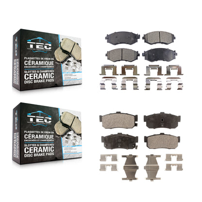 [Avant + Arrière] Kit de plaquette (céramique) de frein pour Nissan Sentra Infiniti G20 INFINITI KTC-100326