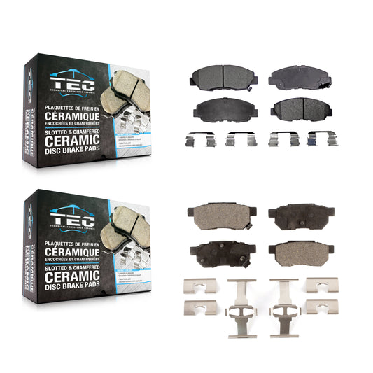 [Avant + Arrière] Kit de plaquette (céramique) de frein pour Honda Civic Acura EL KTC-100328