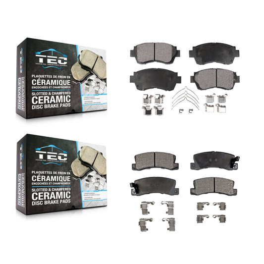 [Avant + Arrière] Kit de plaquette (céramique) de frein pour Toyota Camry Lexus ES300 Celica KTC-100330