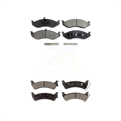 [Avant + Arrière] Kit de plaquette (céramique) de frein pour Jeep Grand Cherokee KTC-100331 par TEC