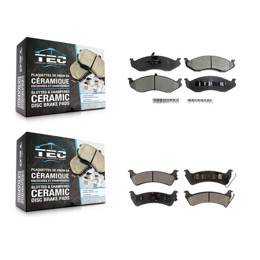 [Avant + Arrière] Kit de plaquette (céramique) de frein pour Jeep Grand Cherokee KTC-100331