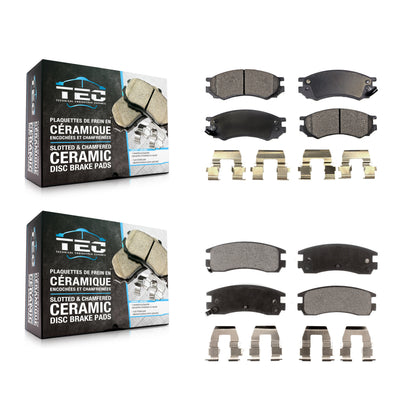 [Avant + Arrière] Kit de plaquette (céramique) de frein pour Saturn SL2 SL1 SC2 SC1 SW2 SL SW1 SC KTC-100336