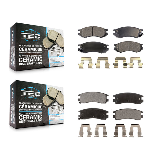 [Avant + Arrière] Kit de plaquette (céramique) de frein pour Saturn SL2 SL1 SC2 SC1 SW2 SL SW1 SC KTC-100336