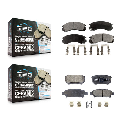 [Avant + Arrière] Kit de plaquette (céramique) de frein pour 2005-2006 Mitsubishi Outlander KTC-100338