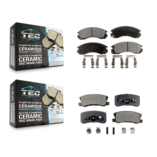 [Avant + Arrière] Kit de plaquette (céramique) de frein pour Mitsubishi Lancer KTC-100340