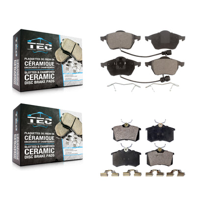 [Avant + Arrière] Kit de plaquette (céramique) de frein pour 1998-1999 Audi A6 KTC-100341