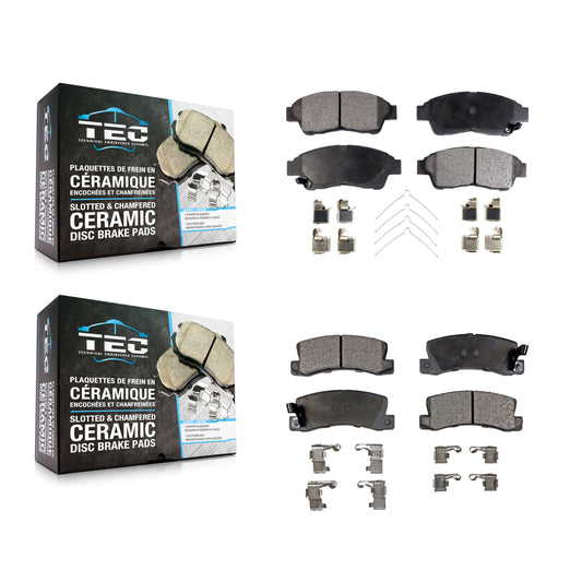 [Avant + Arrière] Kit de plaquette (céramique) de frein pour Toyota Camry Celica KTC-100342