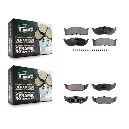 [Avant + Arrière] Kit de plaquette (céramique) de frein pour Neon Dodge Plymouth Chrysler KTC-100343