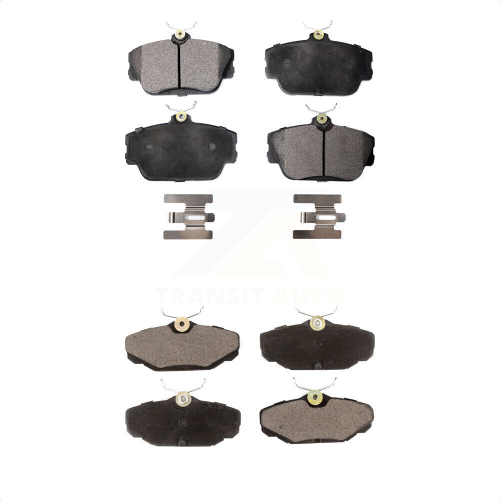 [Avant + Arrière] Kit de plaquette (céramique) de frein pour Ford Taurus Mercury Sable Lincoln Continental KTC-100344 par TEC