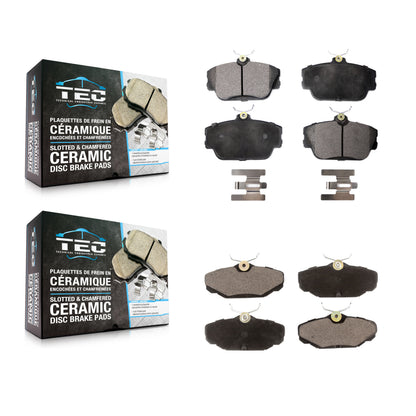 [Avant + Arrière] Kit de plaquette (céramique) de frein pour Ford Taurus Mercury Sable Lincoln Continental KTC-100344