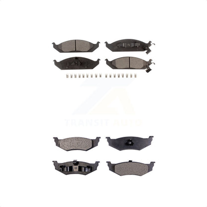 [Avant + Arrière] Kit de plaquette (céramique) de frein pour Chrysler Sebring Dodge Stratus Cirrus Plymouth Breeze KTC-100350 par TEC