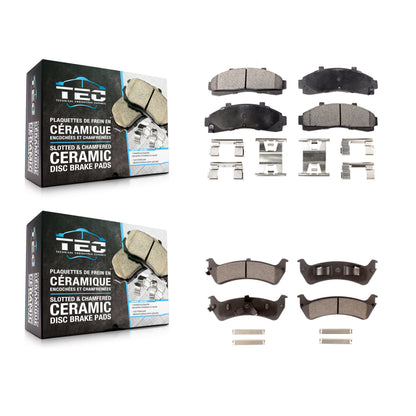 [Avant + Arrière] Kit de plaquette (céramique) de frein pour Ford Ranger Explorer Mercury Mountaineer KTC-100352