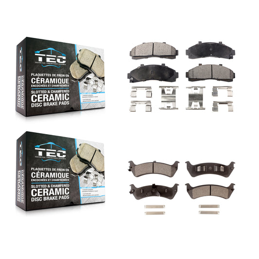 [Avant + Arrière] Kit de plaquette (céramique) de frein pour Ford Ranger Explorer Mercury Mountaineer KTC-100352