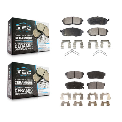 [Avant + Arrière] Kit de plaquette (céramique) de frein pour Nissan Sentra Infiniti G20 INFINITI KTC-100355